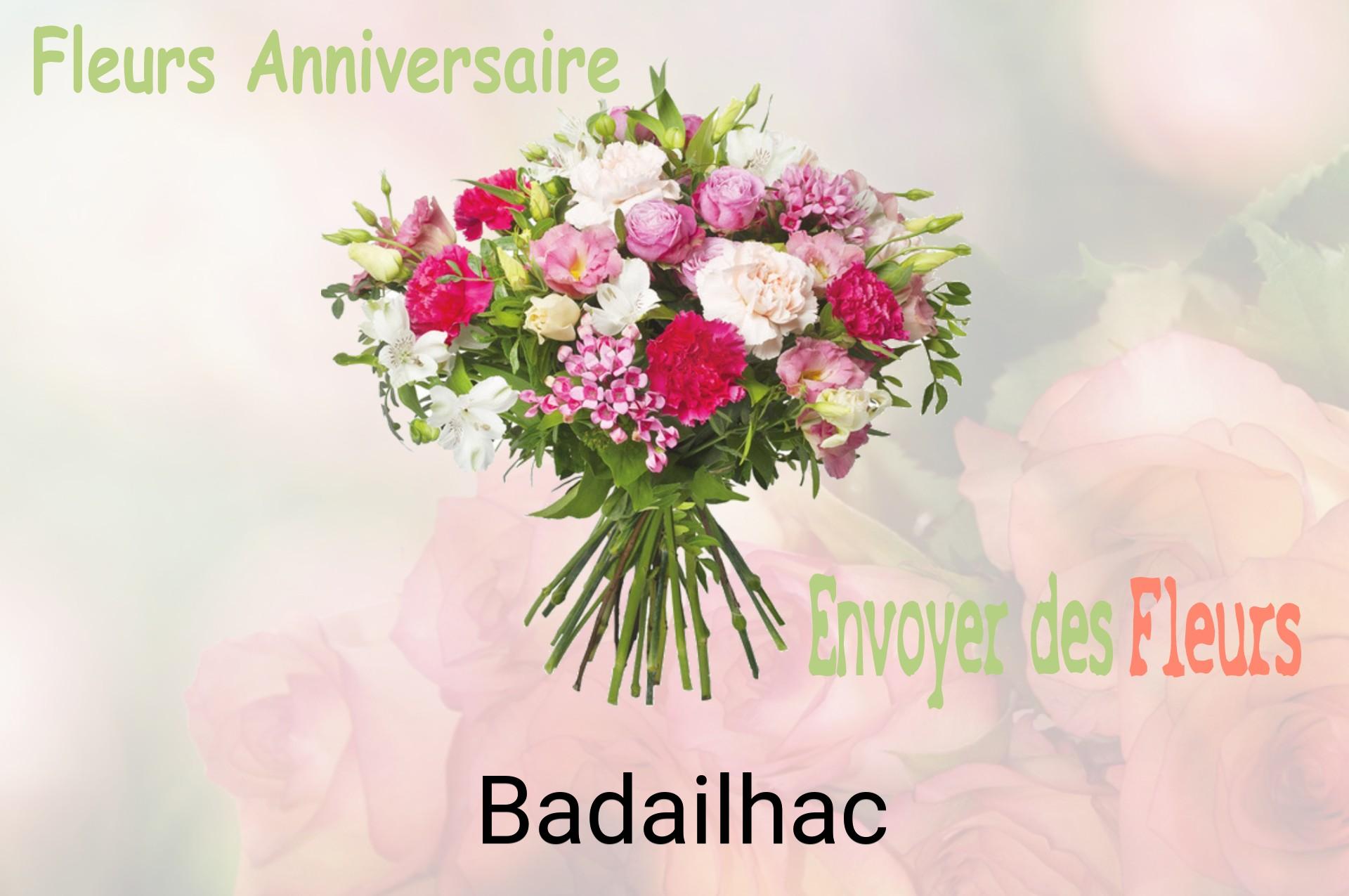 Bouquet de fleurs d’anniversaire livré à Badailhac