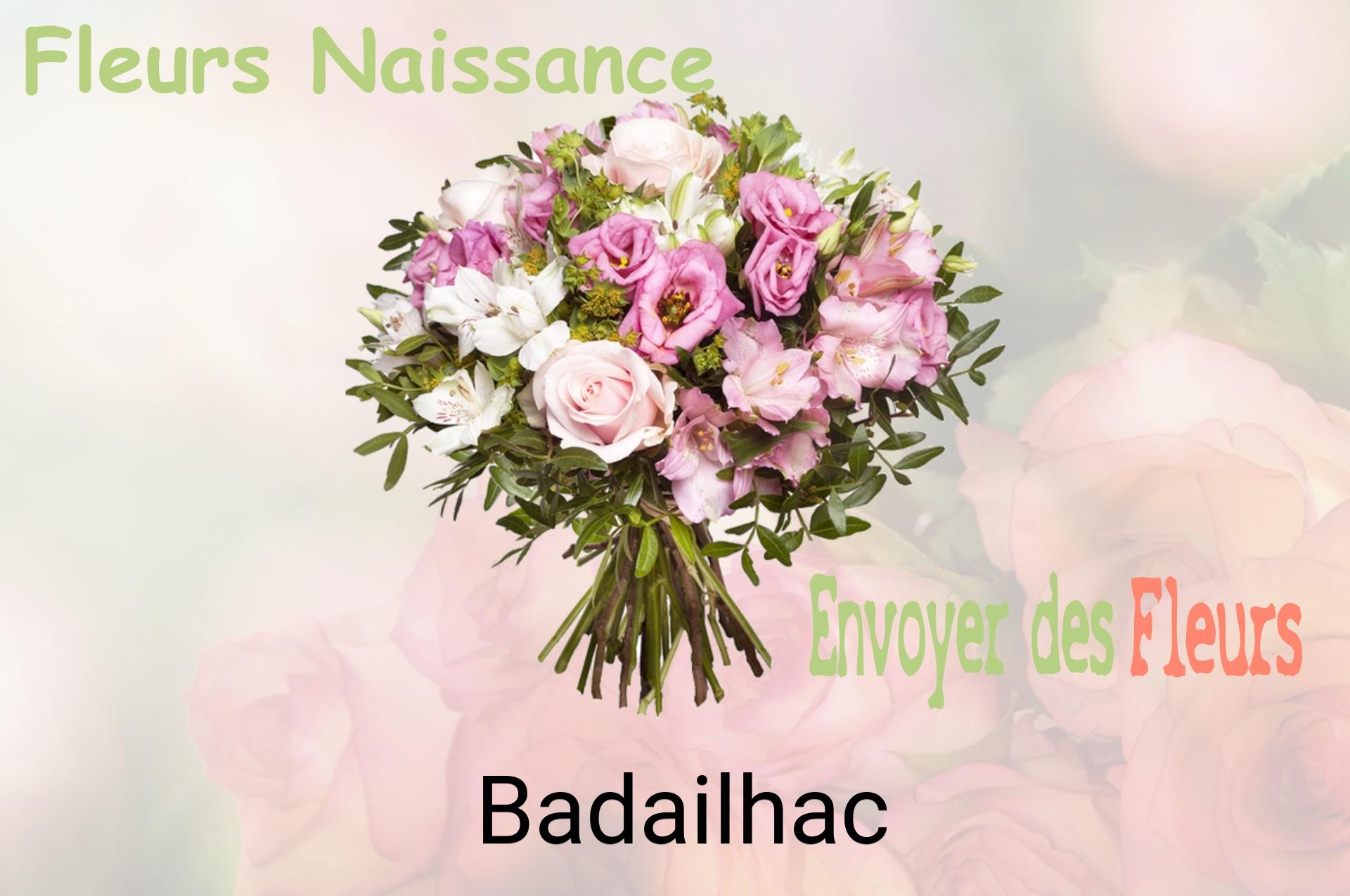 Bouquet de fleurs de naissance livré à Badailhac
